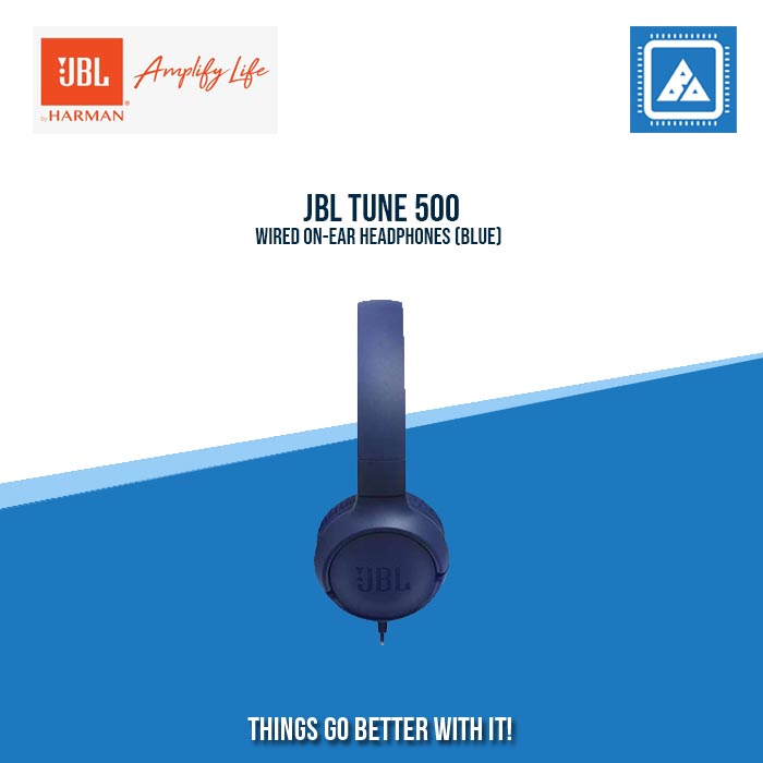 JBL TUNE 500 WIRED ON-EAR HEADPHONES (BLUE) JBL TUNE 500 WIRED ON-EAR HEADPHONES (BLUE)